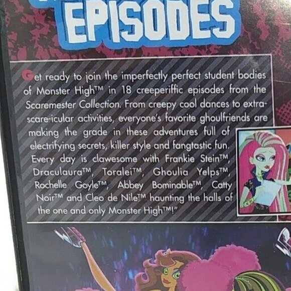 Monster High Scaremester Collection DVD Universal 18 Episodes 2015 Kids Children - Picture 4 of 9